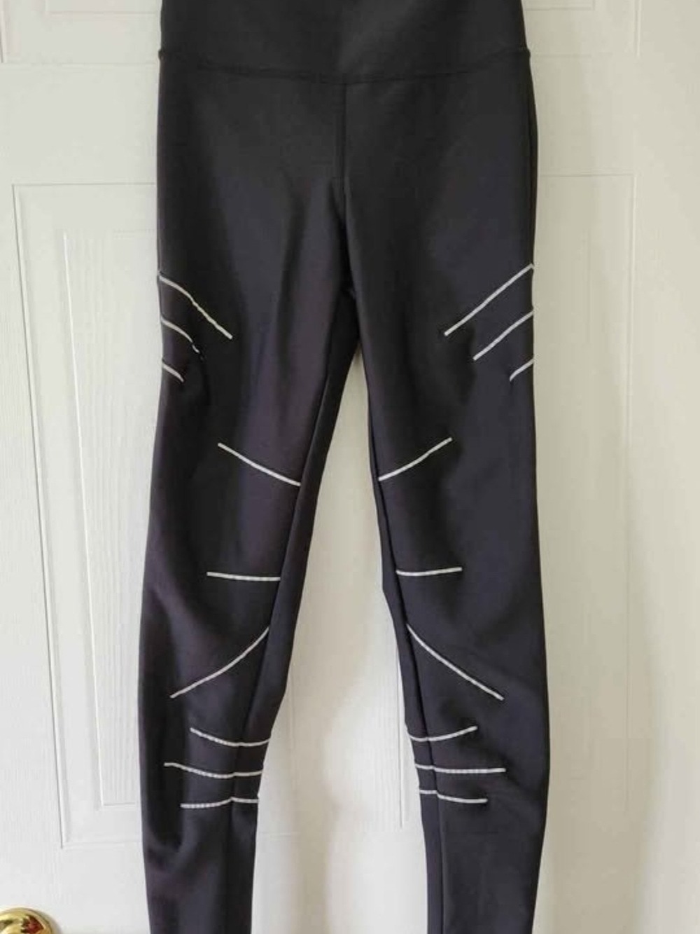 Alo Yoga Sequence Glow In The Dark High Waist Leggings In Black